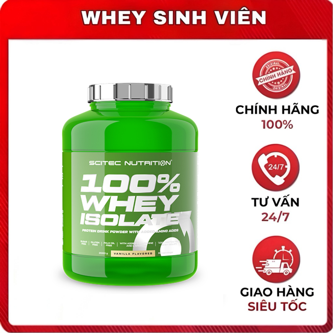 Scitec Nutrition 100% Whey Isolate 1816g - 72 servings 