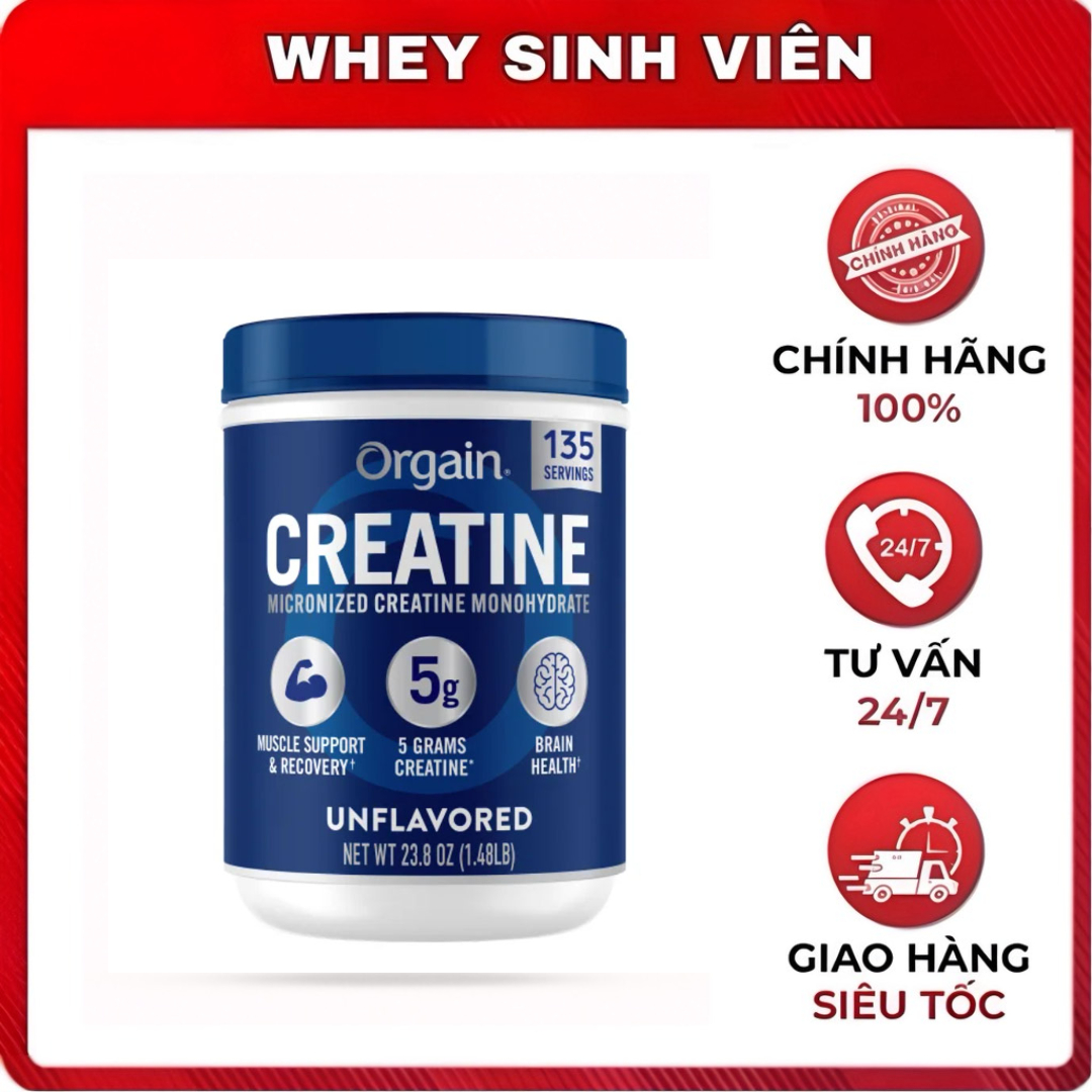 Orgain Creatine Micronized Creatine Monohydrate - 675g 