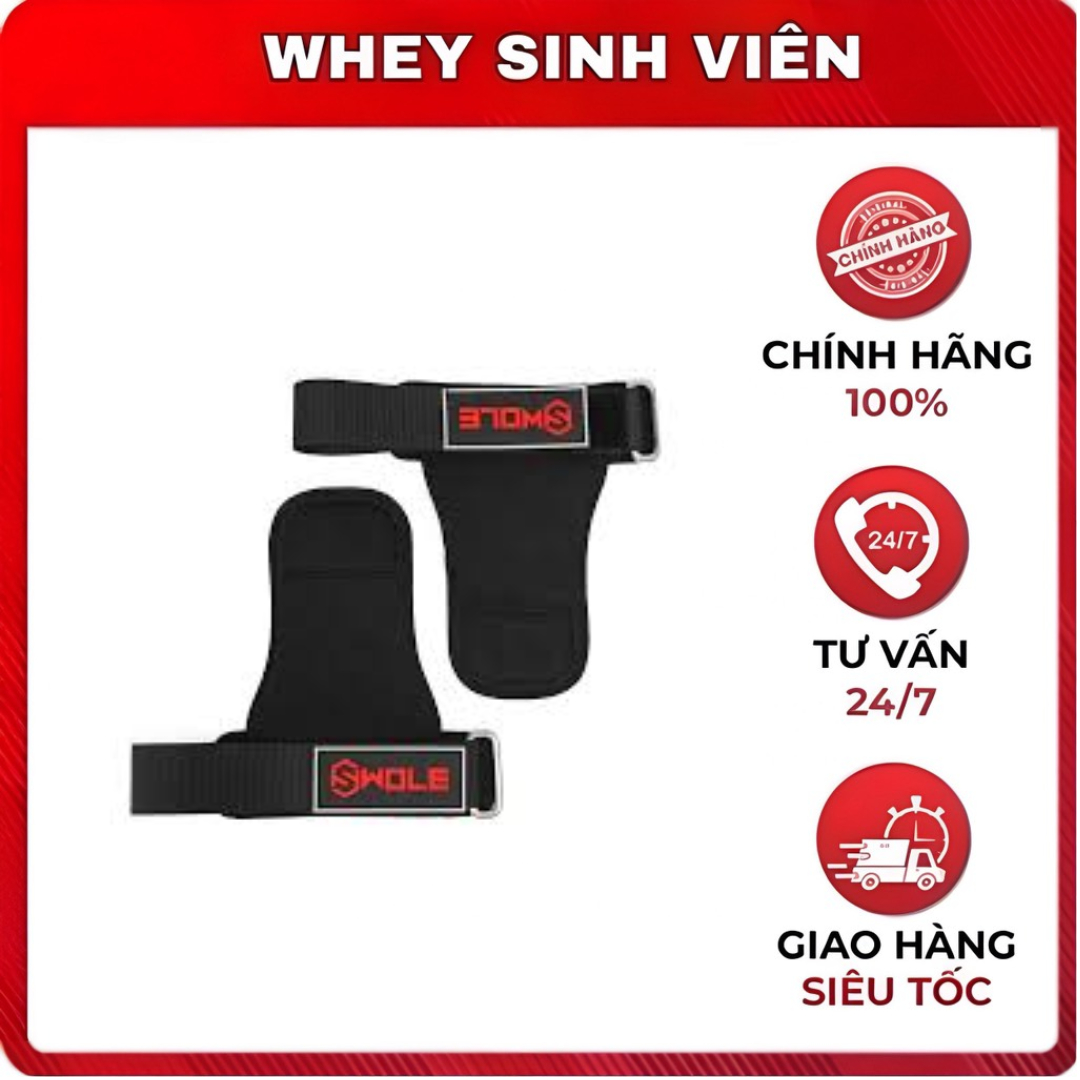 Găng tay trợ lực SWOLE Lifting Grips 