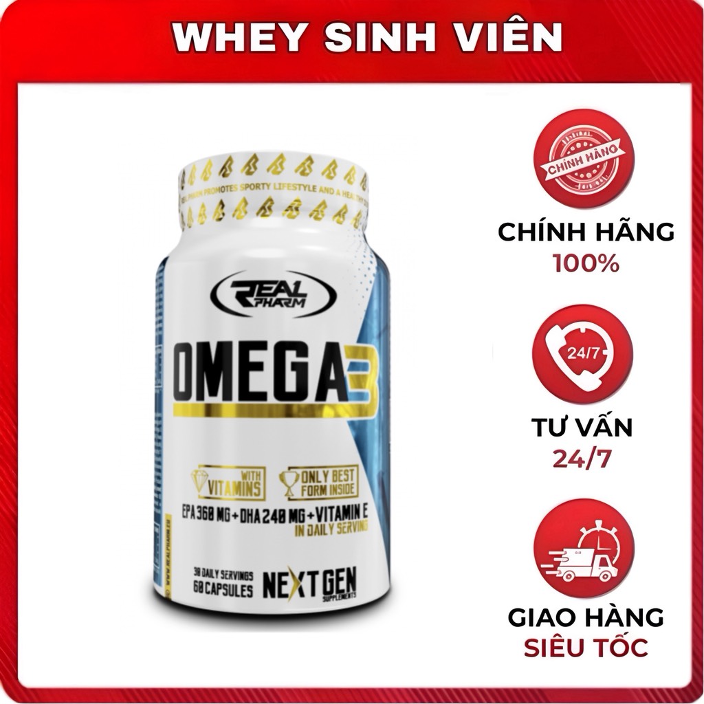 Real Pharm Omega 3 - 60 viên 