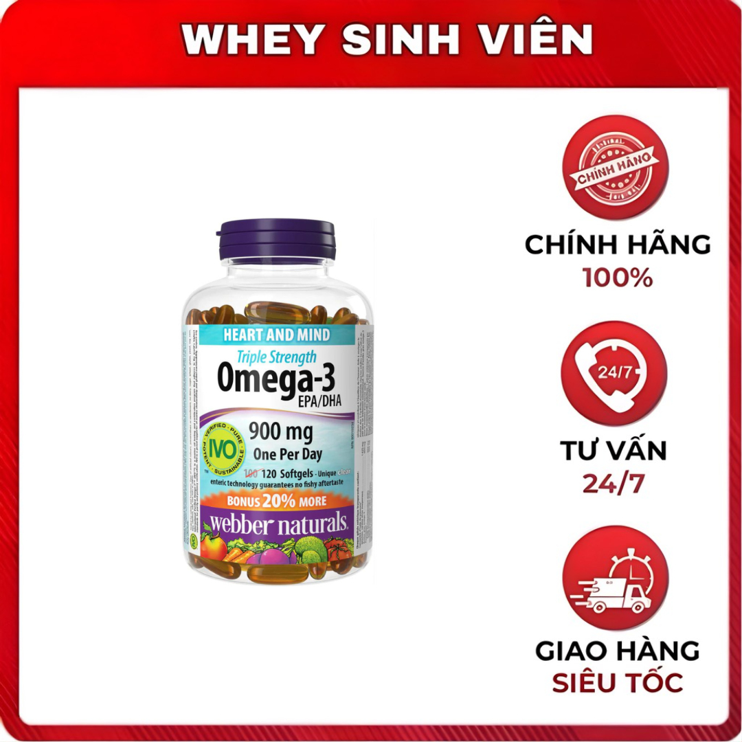 Webber Triple Strength Omega-3 (900mg)