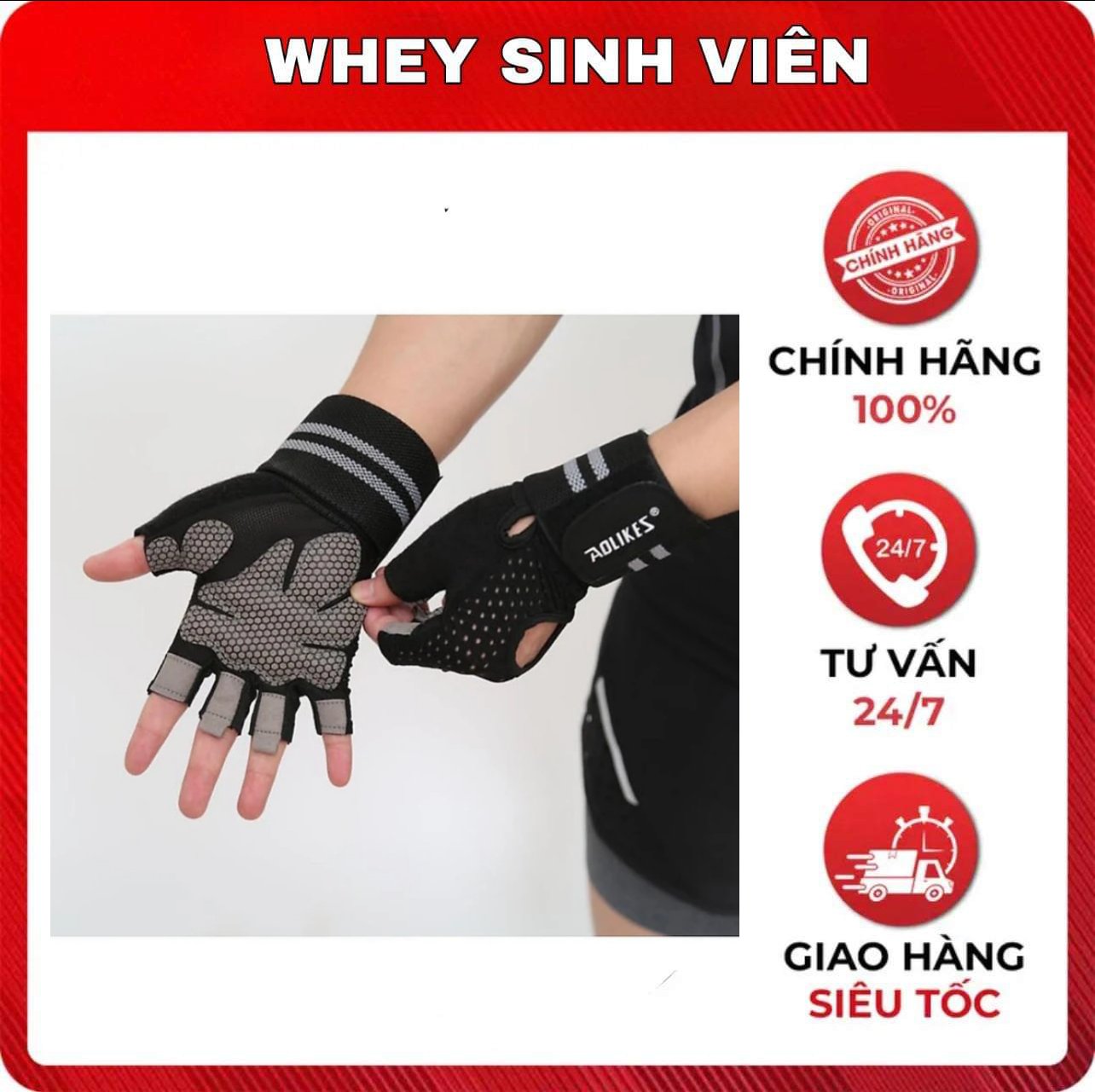 Aolike găng có quấn cổ tay 