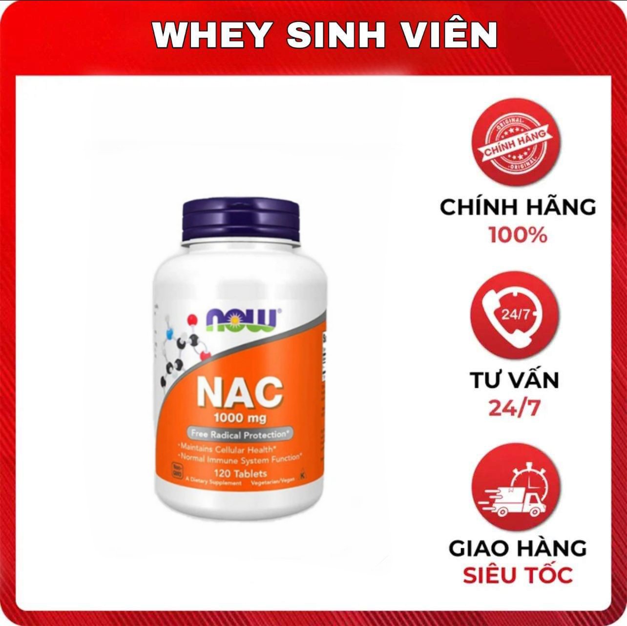 Now NAC 1000mg 