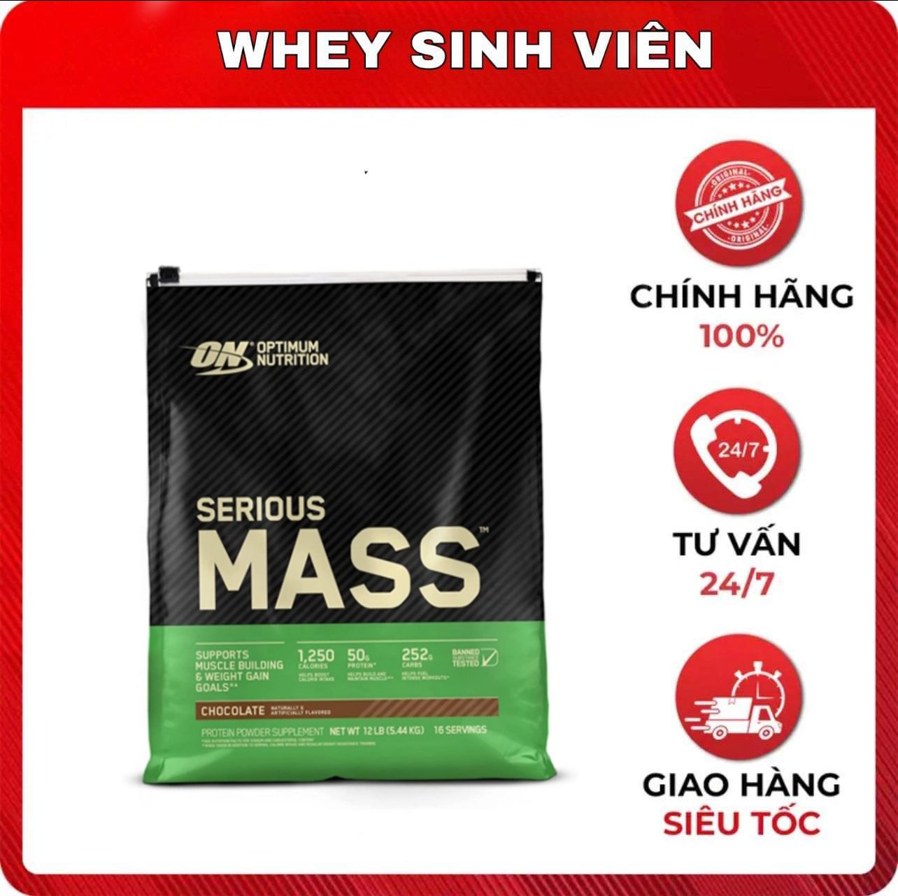 Serious Mass 12lbs (5,45 kg)