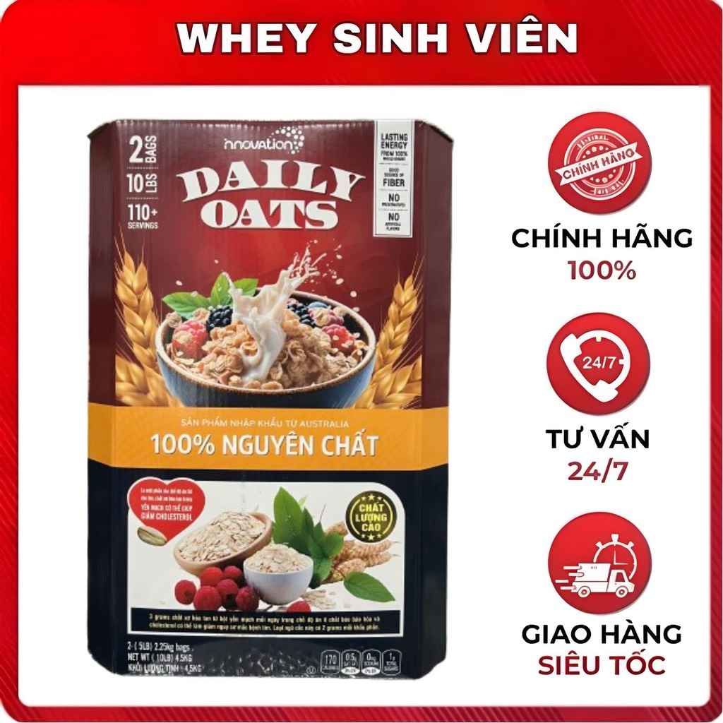 Yến mạch Daily Oats 10lbs 