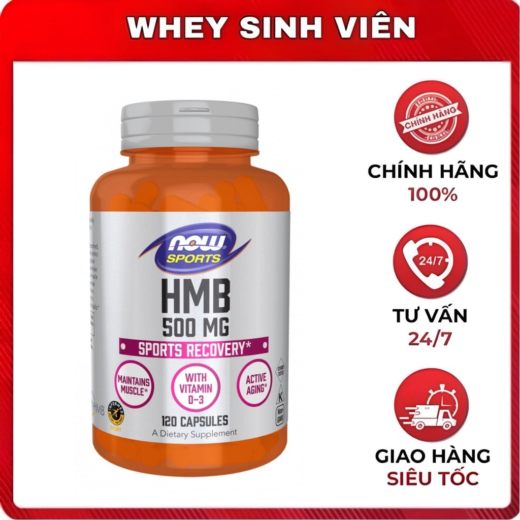 Now HMB (500mg)-120 viên 