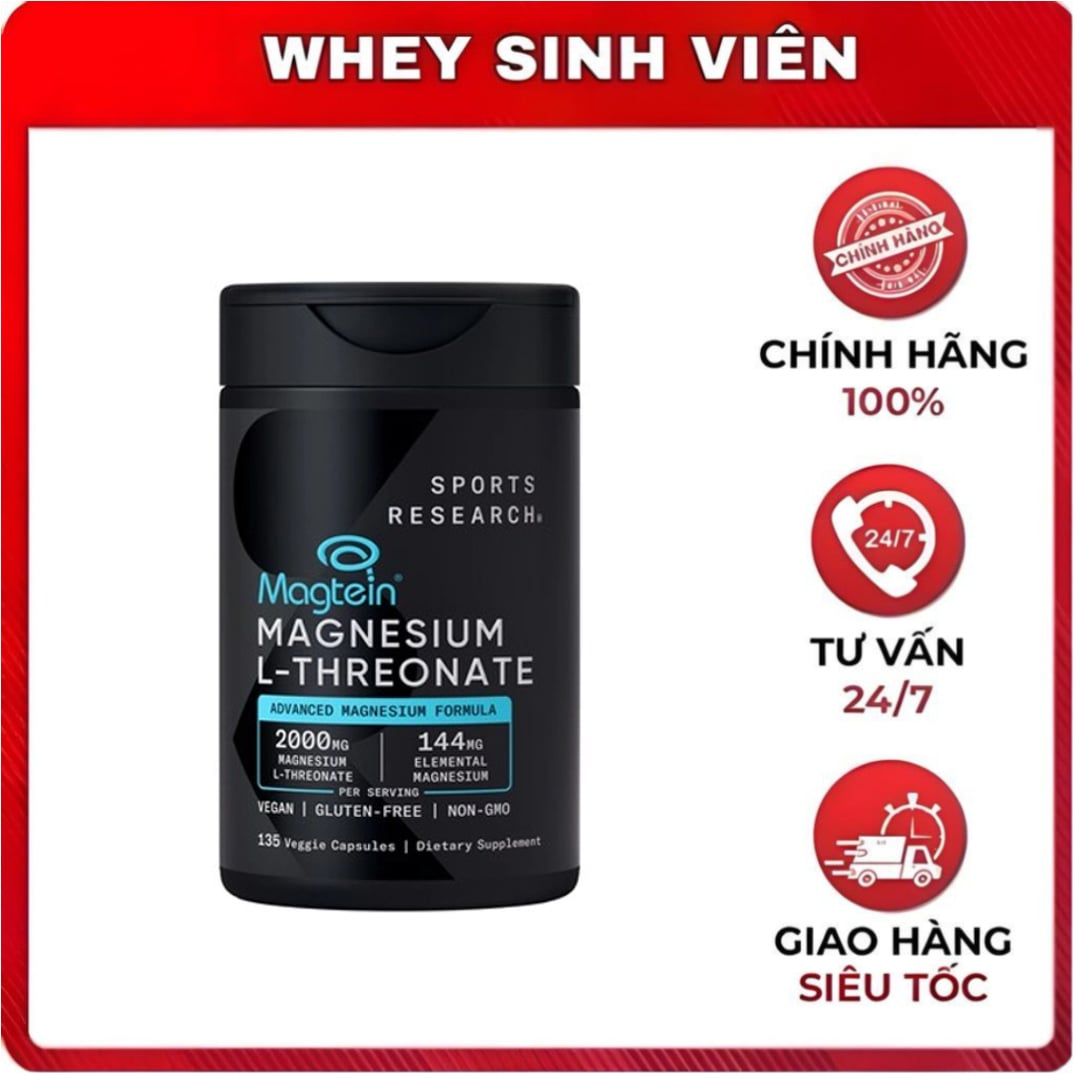 SR Magtein Magnesium L-Threonate 2000mg - 135 viên
