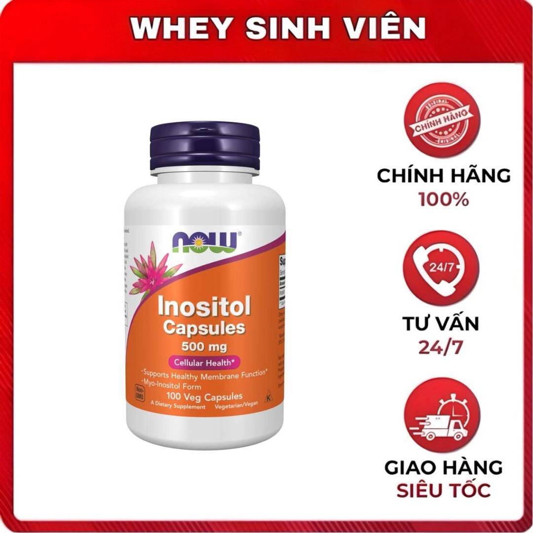Now Inositol 500mg - 100 viên 