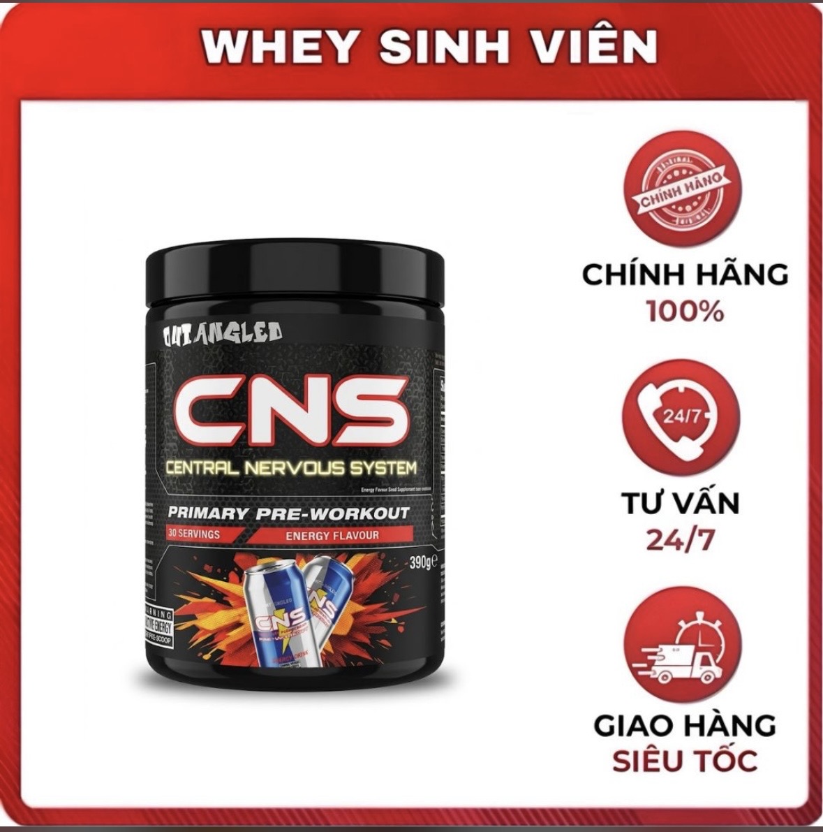 CNS Pre-workout - 30 servings 